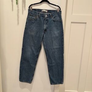 Levi's Relaxed Fit 550 Mens Medium Wash Denim Jeans Size 38 x 32